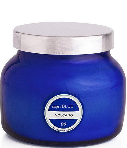 Blue Petite Jar Volcando Candle 8oz