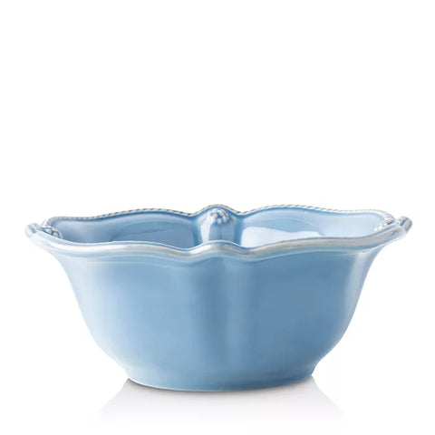 Berry & Thread Scalloped Cereal/Ice Cream Bowl- Chambray