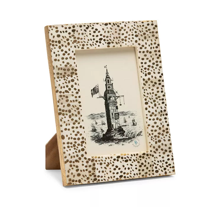 Ismailia Spotted Gold Frame- 4x6