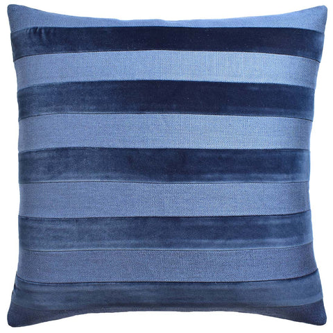 Parker Stripe Pillows- Navy