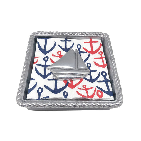 Sailboat Rope Napkin Box