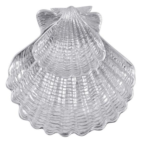 Scallop Shell 2-Piece Chip & Dip Set