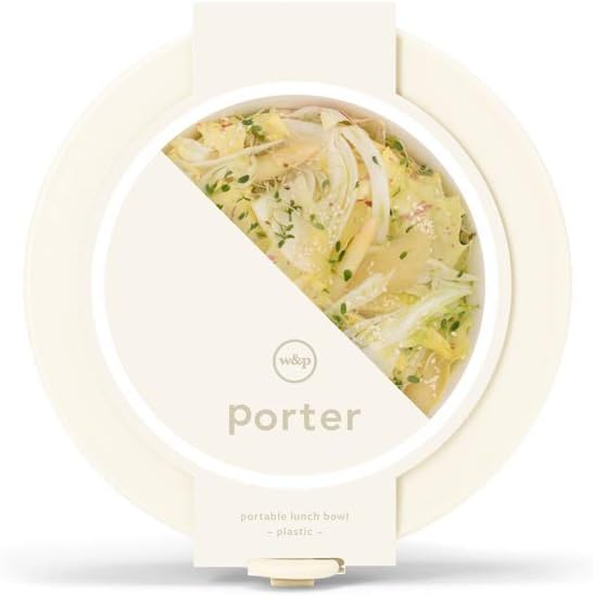 Porter Plastic Bowl- Cream