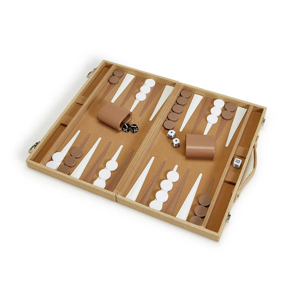 Tera Cane Backgammon Set