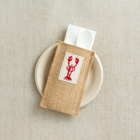 Flatware Pouches- Lobster