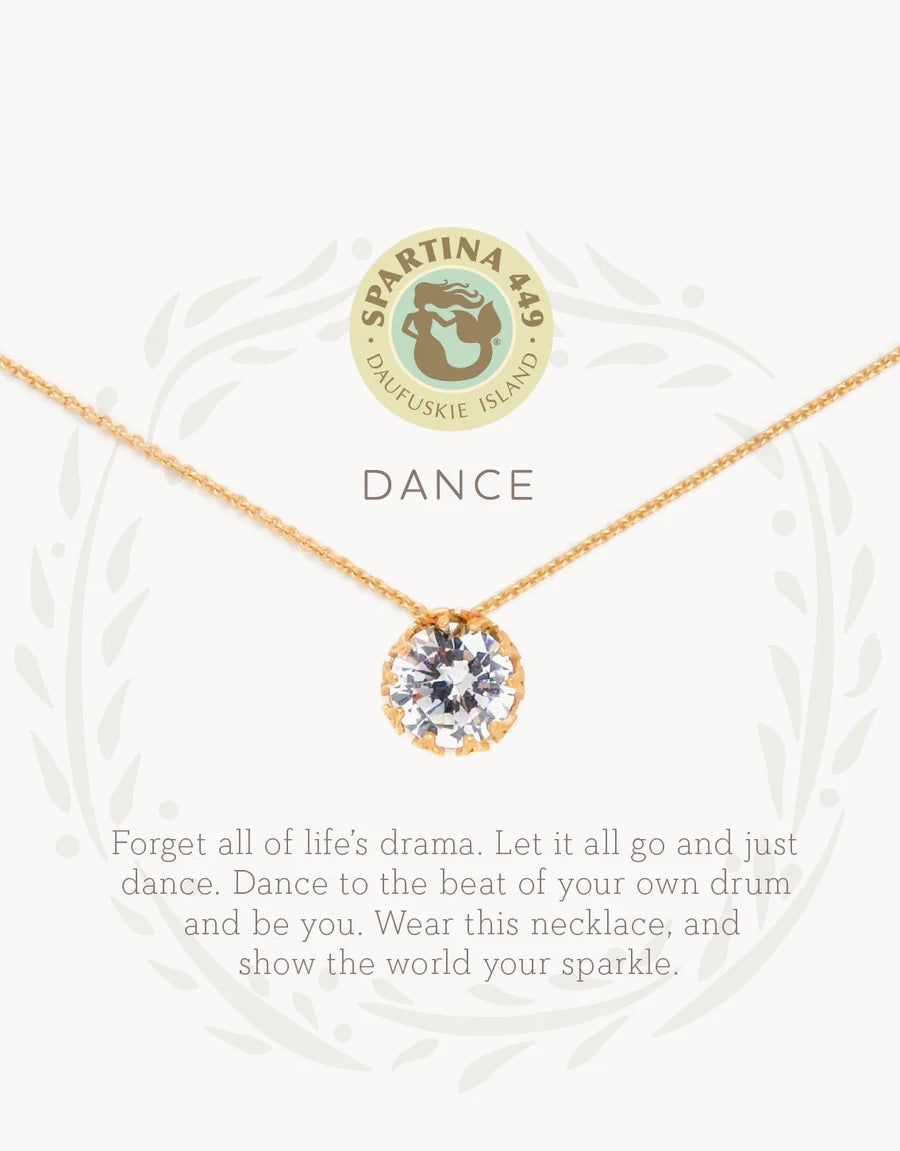 Sea La Vie Dance Necklace- gold
