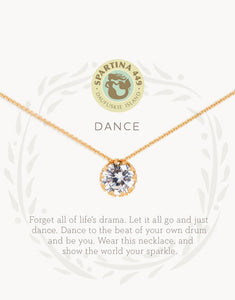 Sea La Vie Dance Necklace- gold