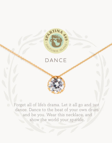 Sea La Vie Dance Necklace- gold
