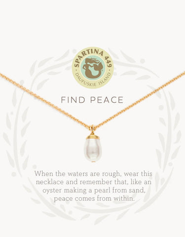 Sea La Vie Find Peace Necklace