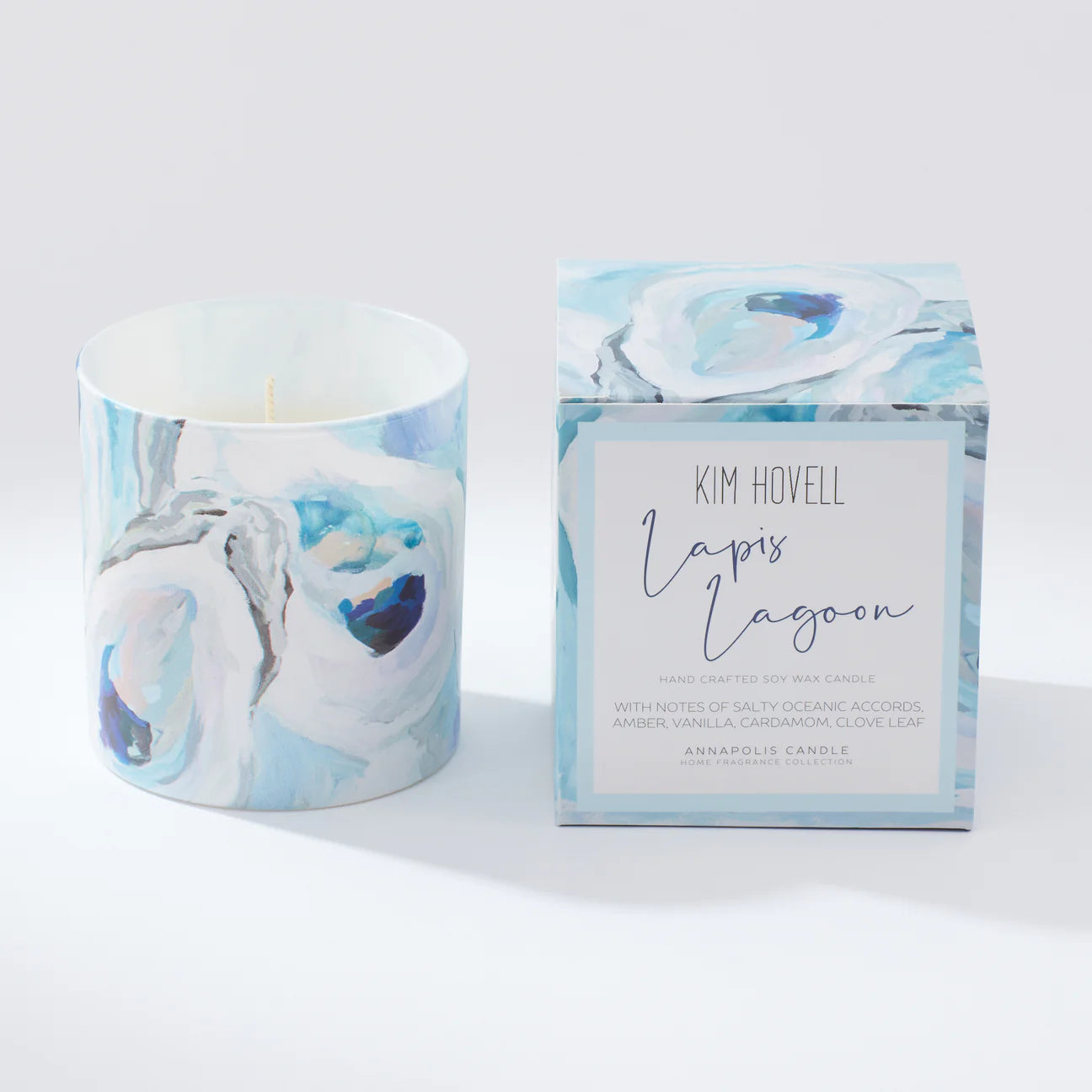 Lapis Lagoon Glass Candle