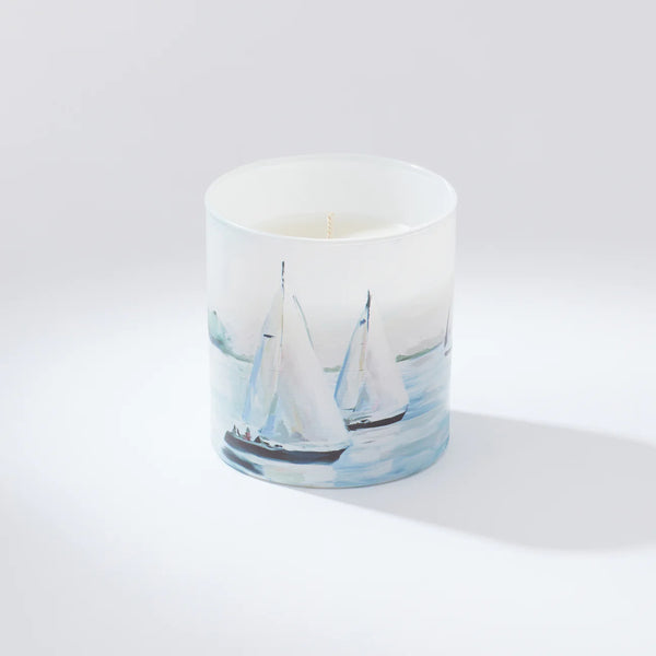 On the Water Glass Candle