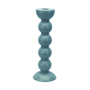 24cm Bobbin Candlestick- Chambray