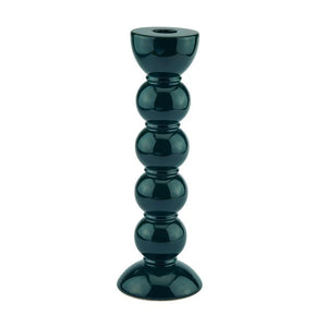 24cm Bobbin Candlestick- Race Green