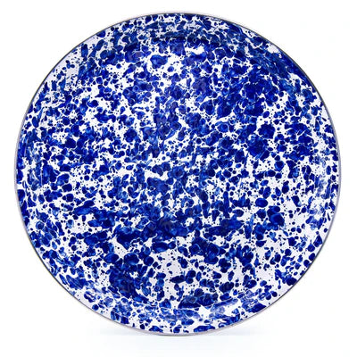 Cobalt Swirl Tray- Large