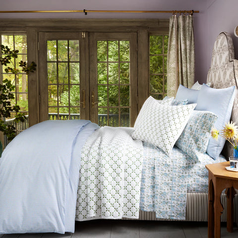 Cinde Light Indigo Duvet- King