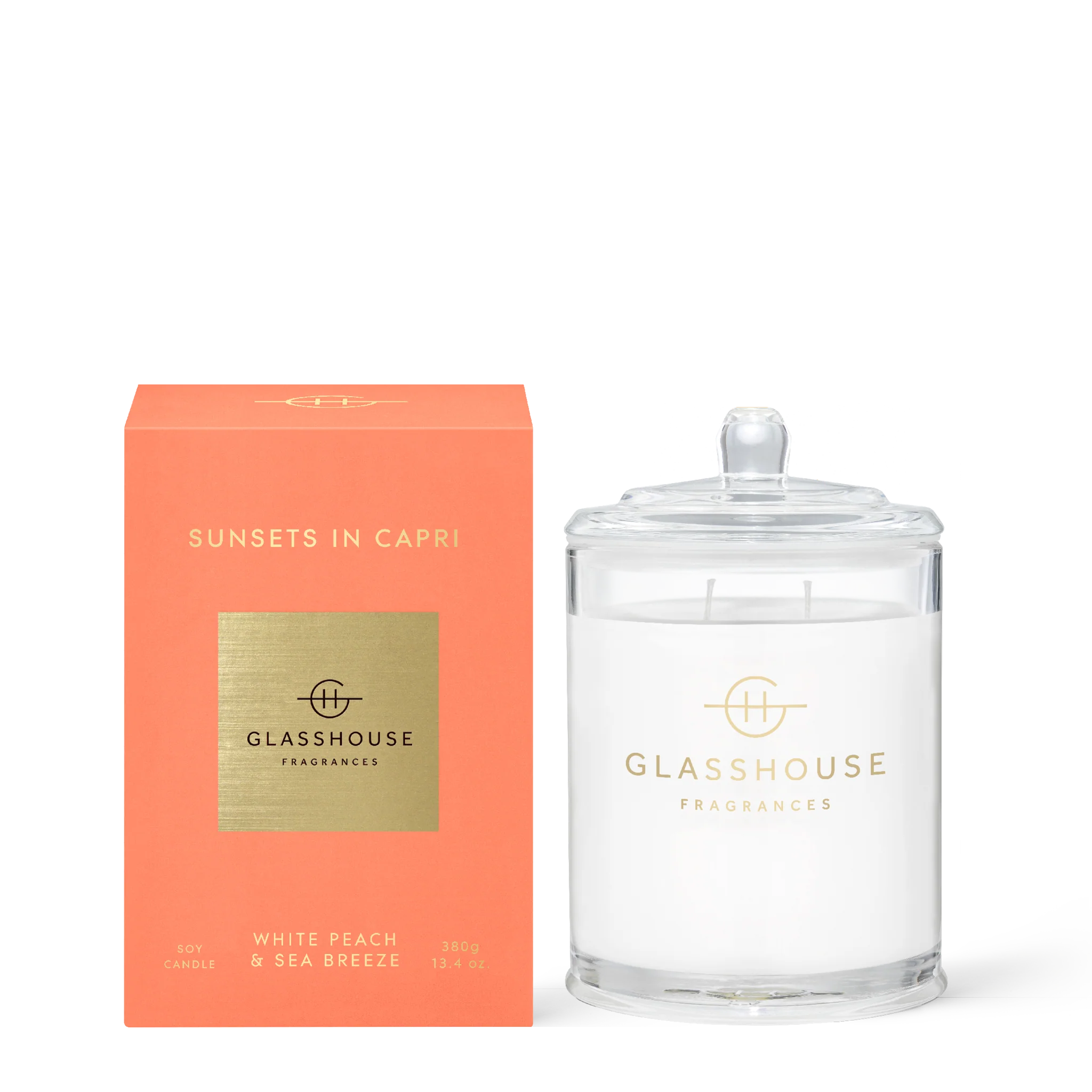 Sunset in Capri Candle