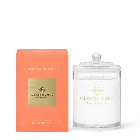 Sunset in Capri Candle