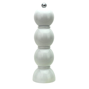 Bobbin Salt Or Pepper Grinder- White