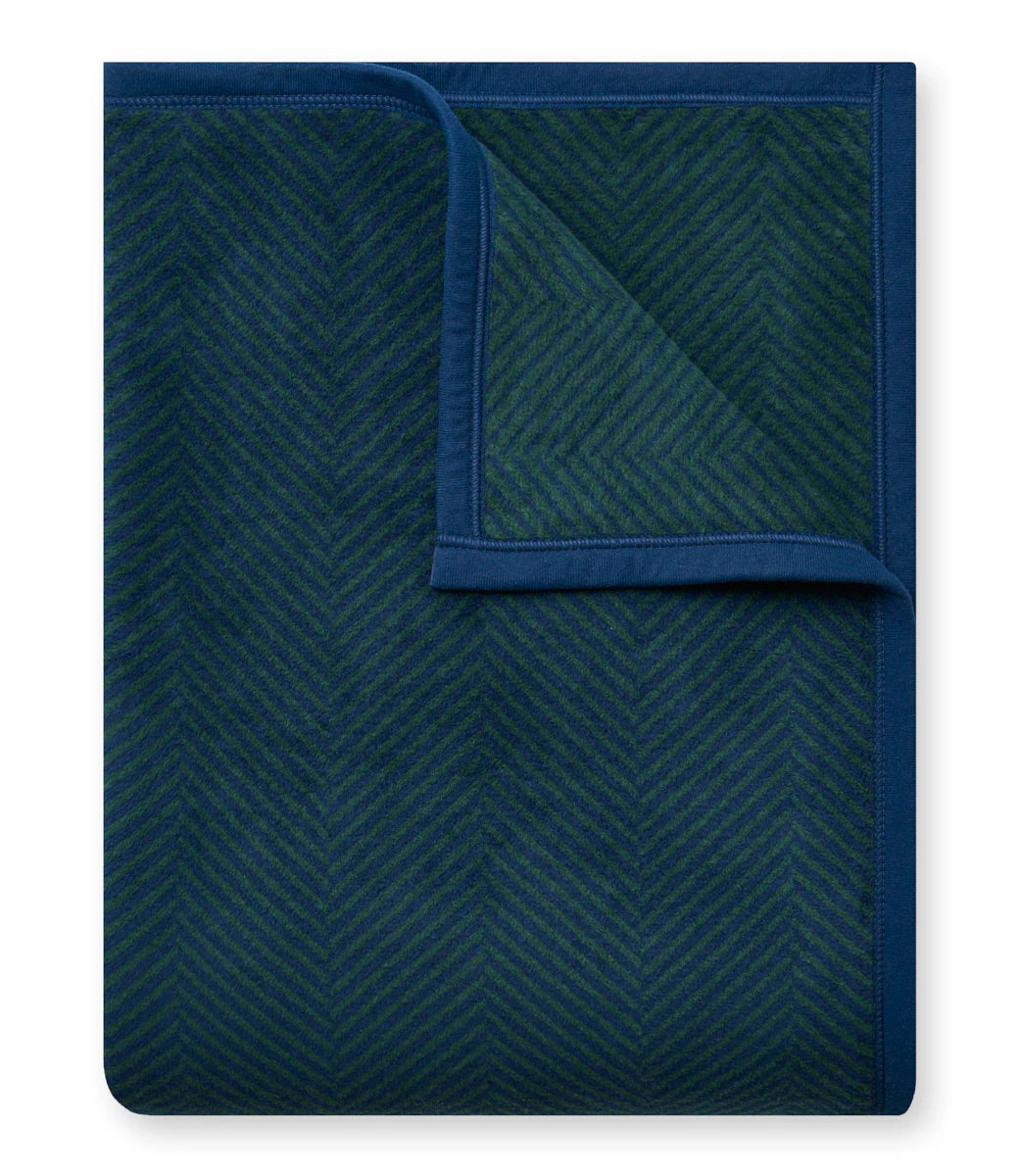 Harborview Herringbone- Blue Spruce