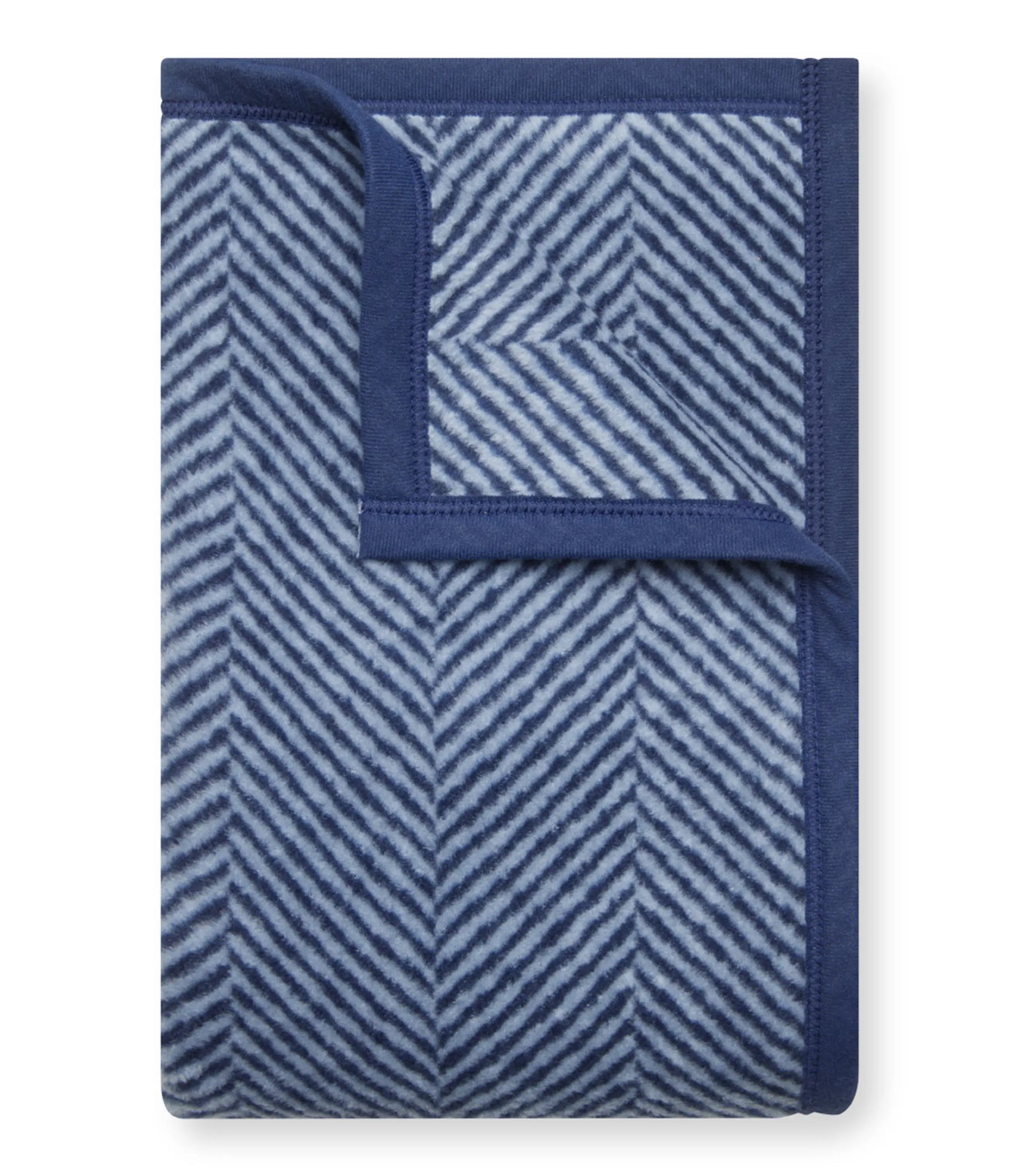 Navy Herringbone- Midi
