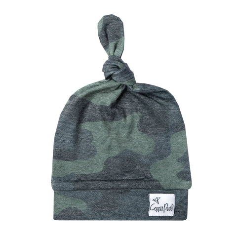 Hunter - 0-4m Top Knot Hat