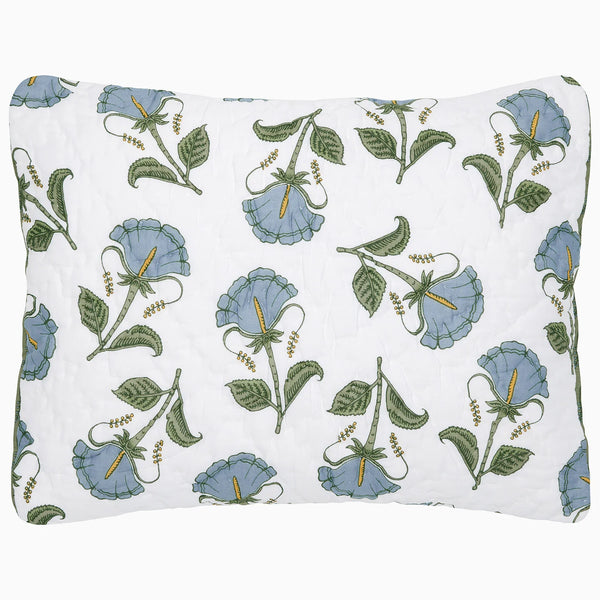 Farah Light Indigo Sham- King