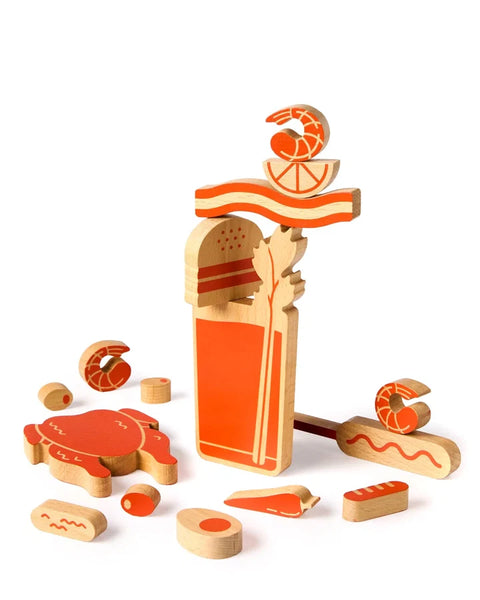 Loaded Bloody Mary- A Wooden Balance Game