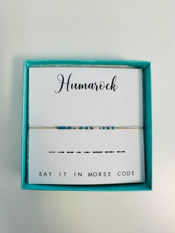 Humarock Morese Code Bracelet