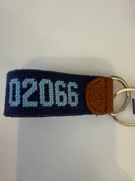 02066 Key Fob- Navy & Light Blue