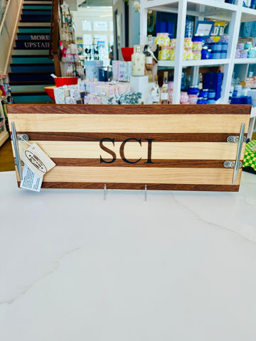 Double Cleat Multi Stripe Serving Board- SCI