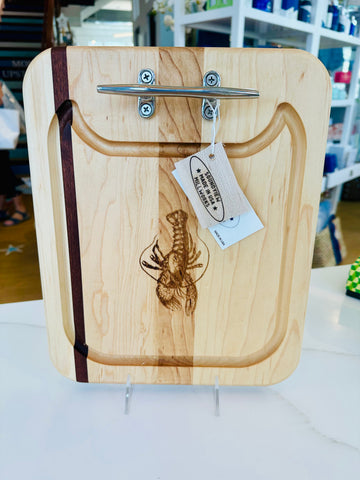 Cleat Appetizer Board w/ single stripe- Lobster