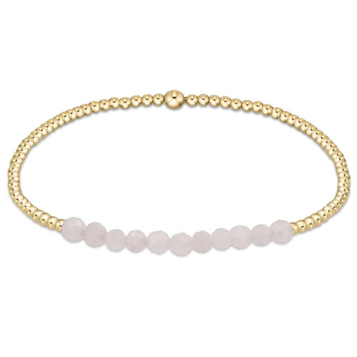 Blissful 2mm Bead Bracelet- Moonstone