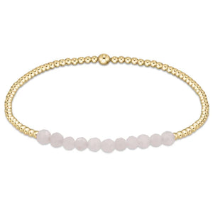 Blissful 2mm Bead Bracelet- Moonstone