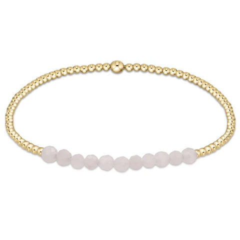 Blissful 2mm Bead Bracelet- Moonstone