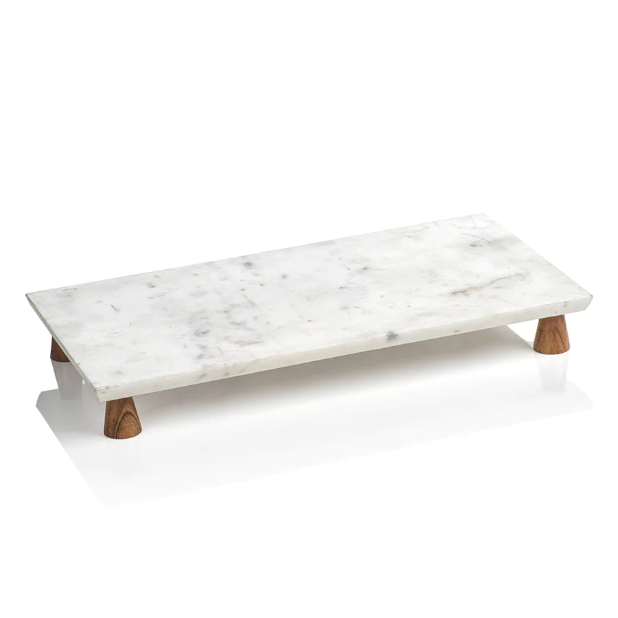 Marble footed Cheese Tray