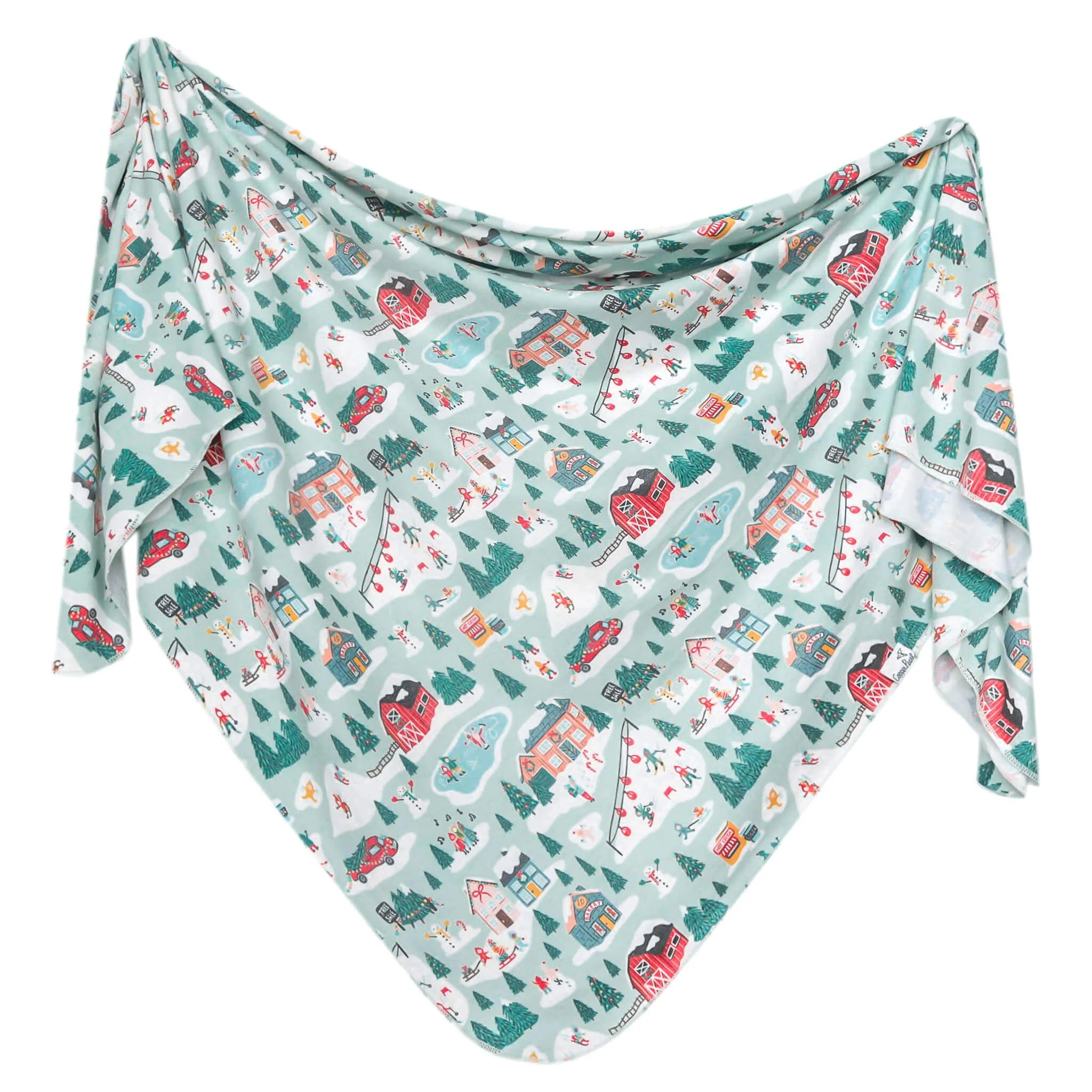 Snowy Slopes - Swaddle Blanket