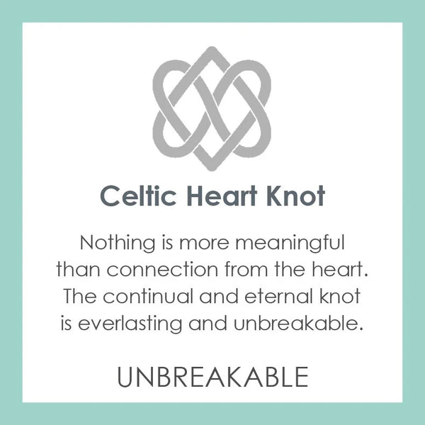 Lola Small Pendant- Celtic Knot White
