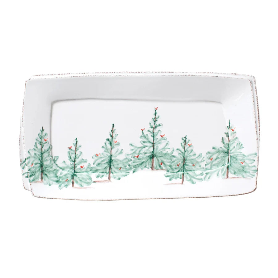 Melamine Lastra Holiday Rectangle Platter