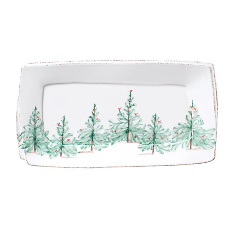 Melamine Lastra Holiday Rectangle Platter