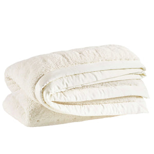 Marshmallow Fleece Coverlet- F/Q