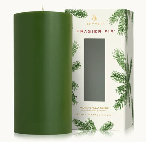 Frasier Fir 3x6 Boxed Pillar Candle