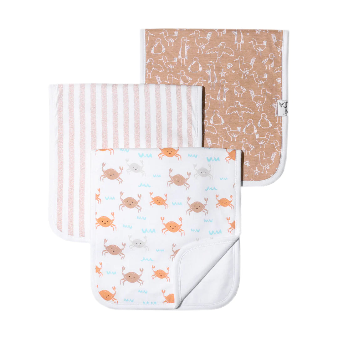 Tide - Set of 3 Burp Cloths