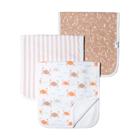 Tide - Set of 3 Burp Cloths