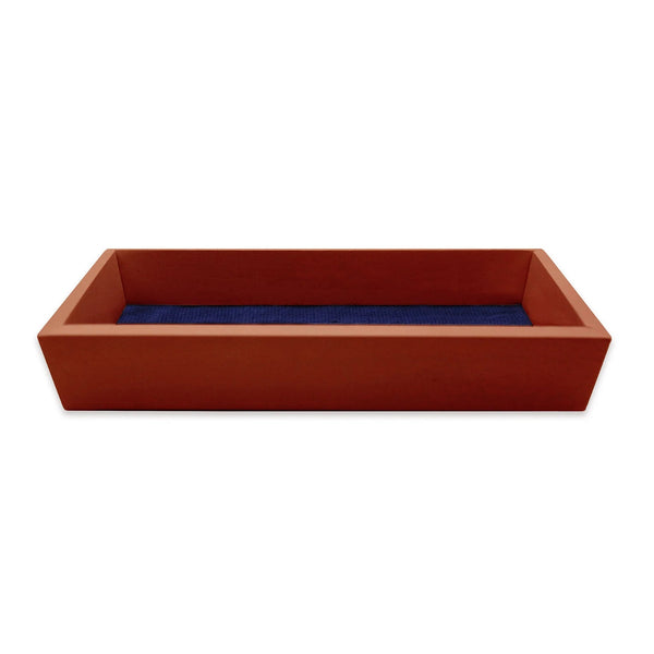 Valet Tray- Dark Navy Shamrock