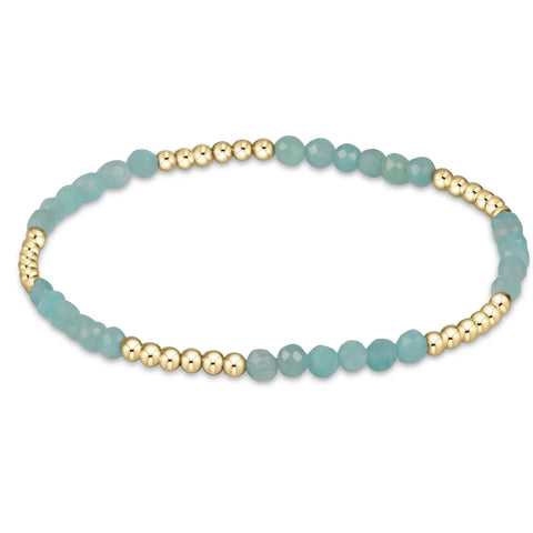 Blissful 2.5mm Bead Bracelet- Amazonite