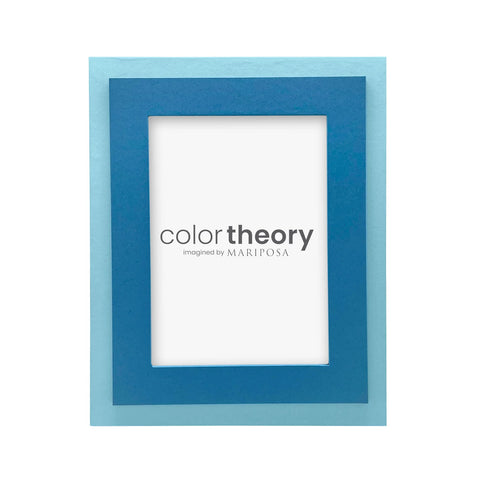 Tiered Denim & Periwinkle Frame- 5x7
