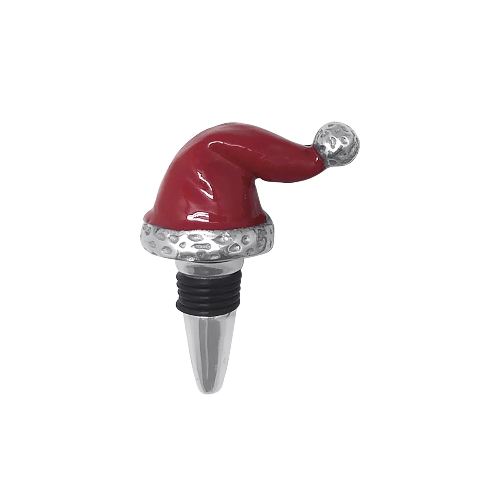 Red Santa Hat Bottle Stopper