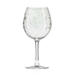School of Fish Ballon Wine Glass- 18 oz