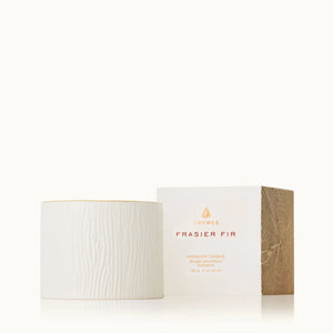 Frasier Fir Gilded Ceramic Petite Candle