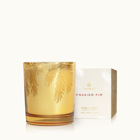 Frasier Fir Gold Pine Needle Candle